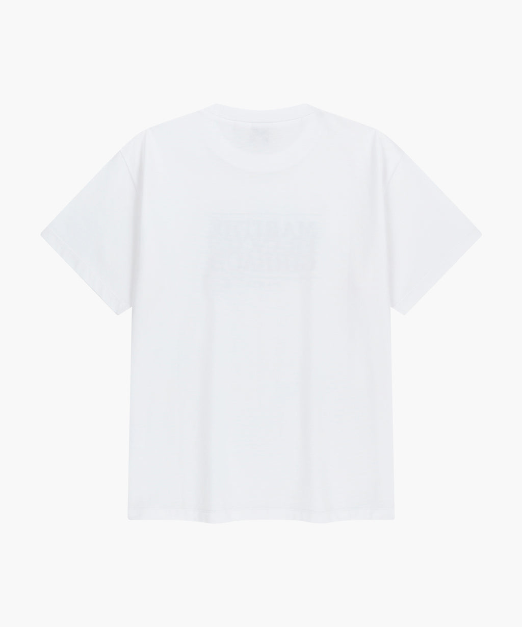 STAMP CLASSIC LOGO TEE white