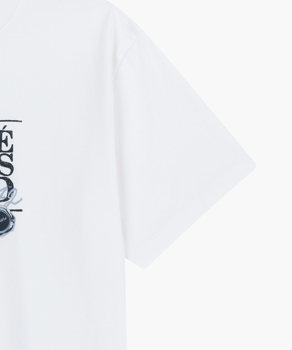 STAMP CLASSIC LOGO TEE white