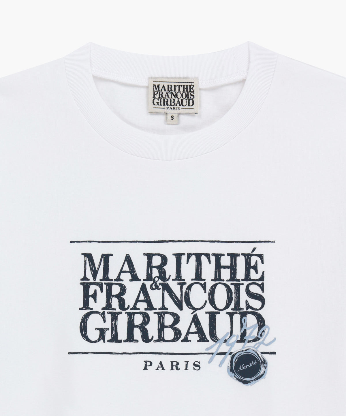 STAMP CLASSIC LOGO TEE white