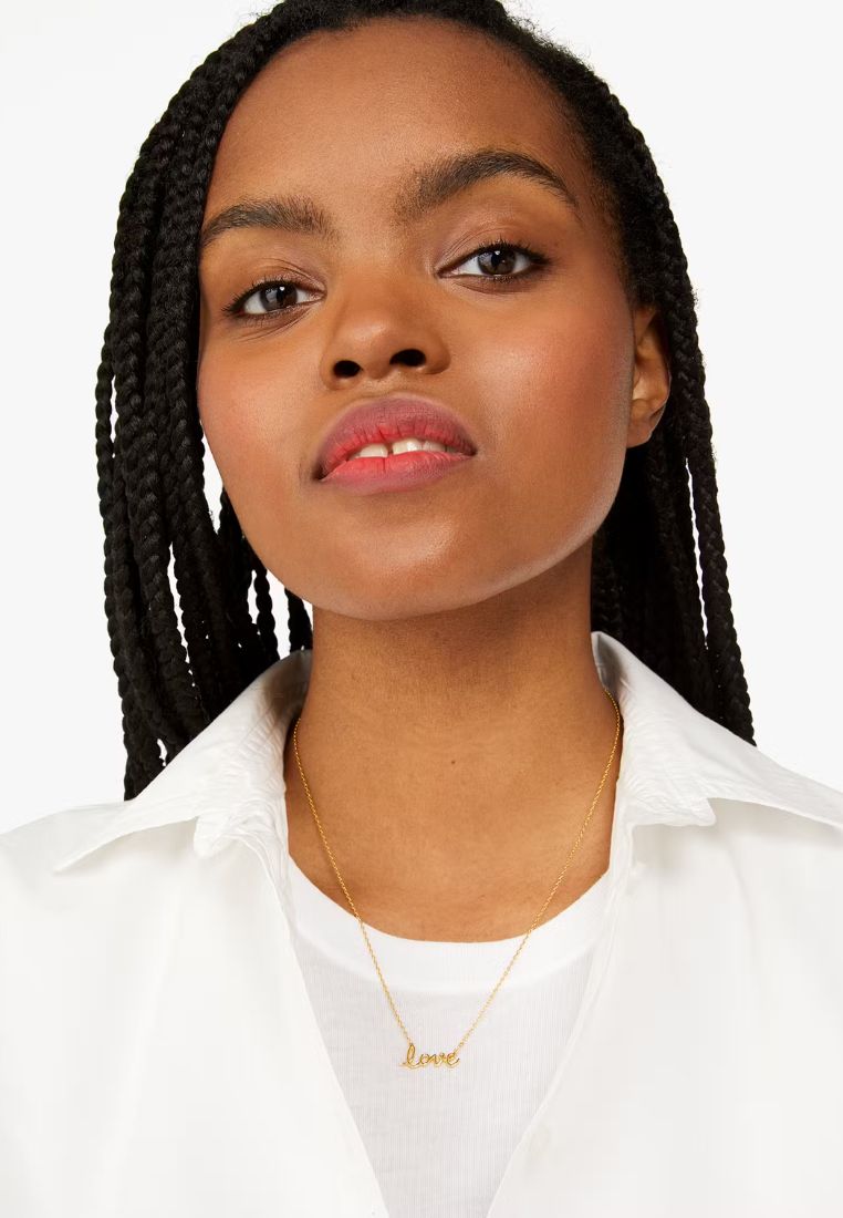 Say Yes Love Pendant Gold