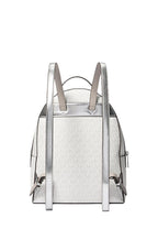 Sheila Medium Logo Backpack Silver