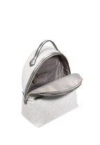 Sheila Medium Logo Backpack Silver