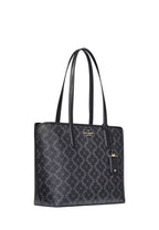 Signature Spade Flower Large Tote Black