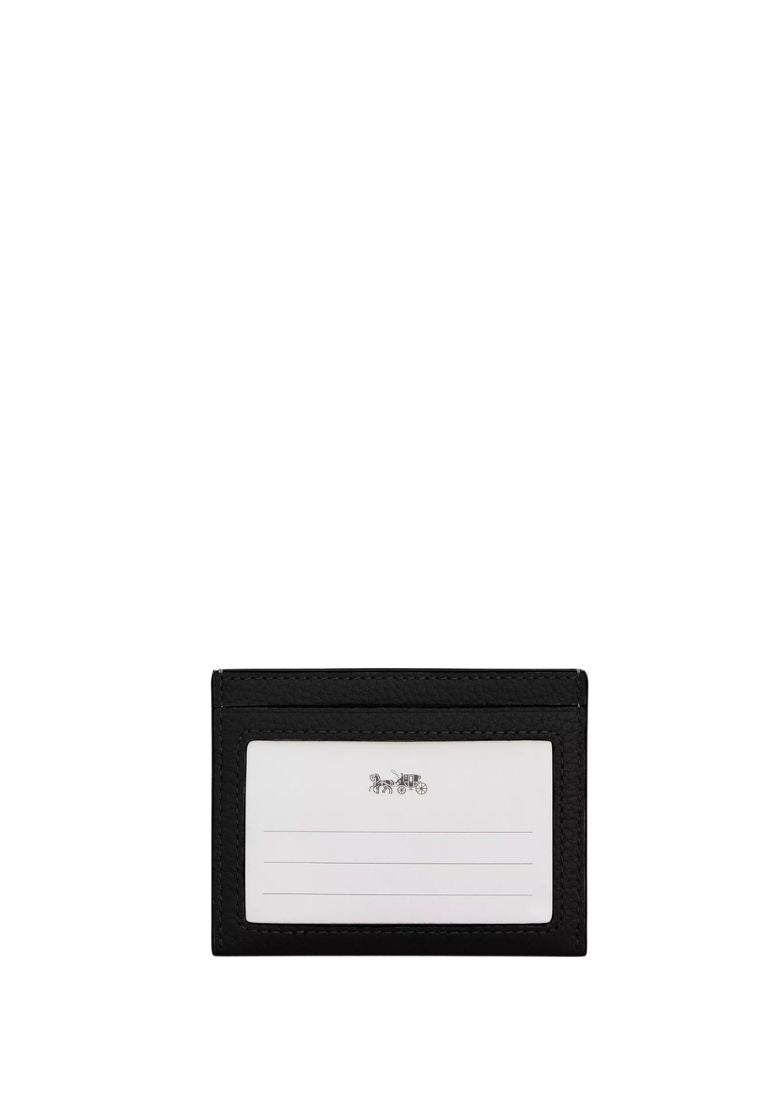 Slim Id Card Case Black