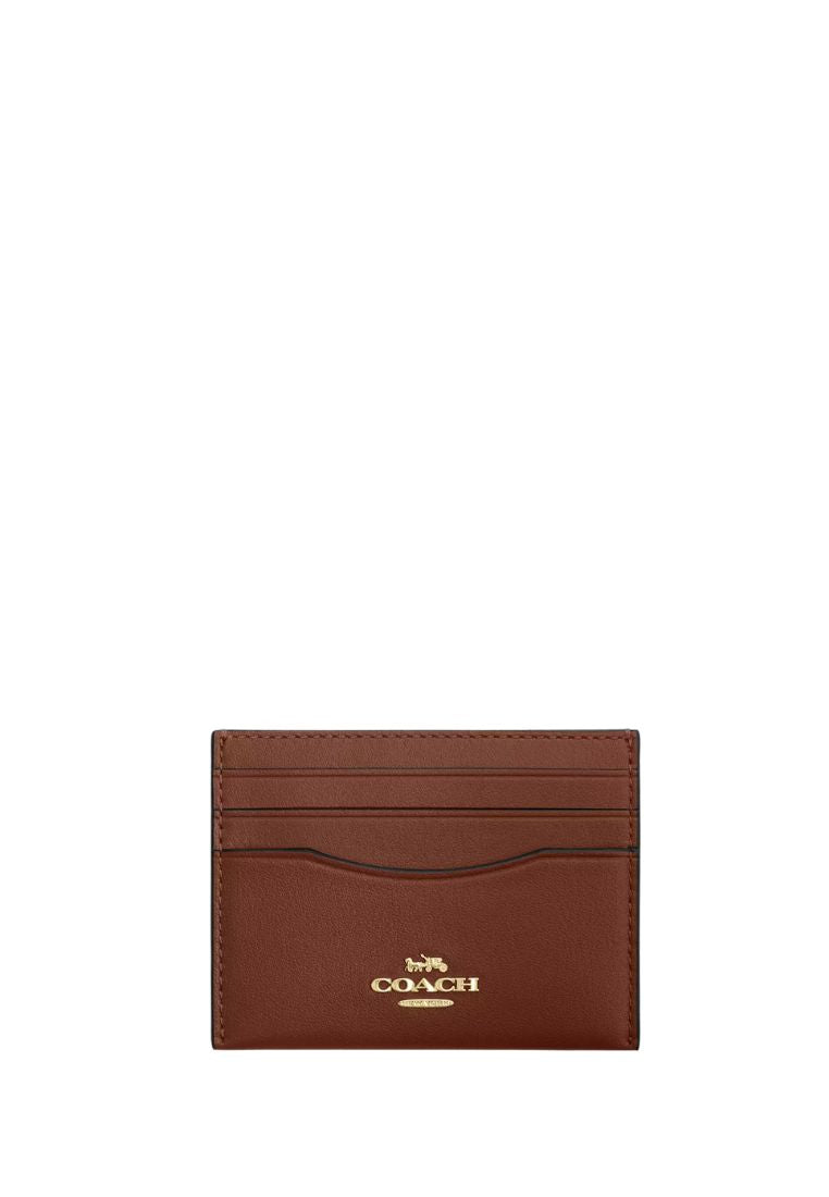 Slim Id Card Case Gold Sable