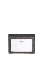 Slim Id Card Case In Signature Canvas Grey Charcoal