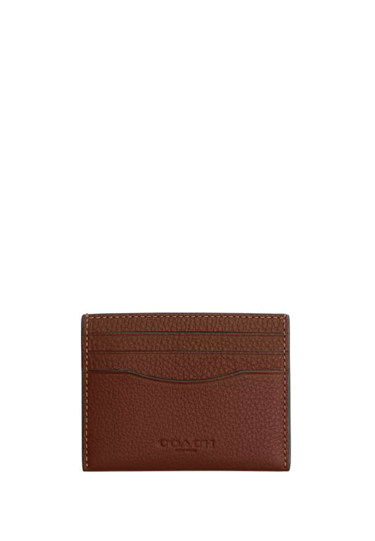 Slim Id Card Case Saddle