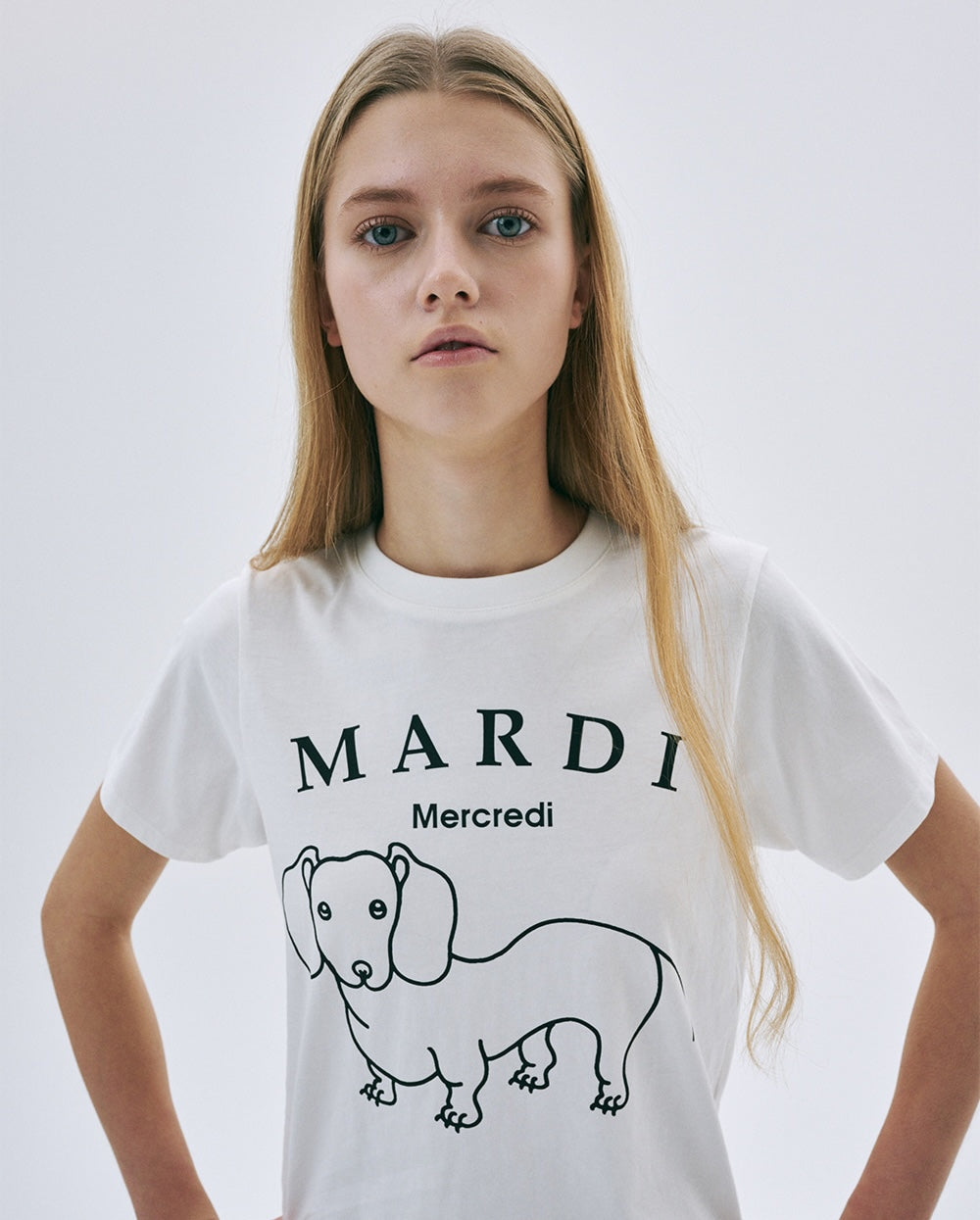 Slim Tshirt DDANJI CH.06 Ivory Black