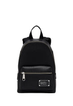 Small Leather Workwear Backpack Black