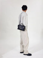 Small Shan Satchel Bag Onyx