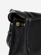 Small Shan Satchel Bag Onyx