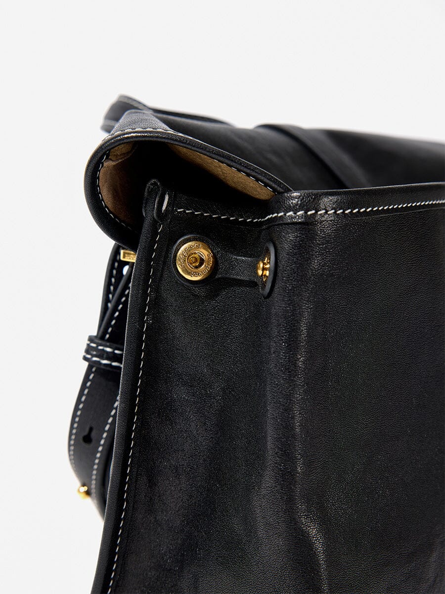 Small Shan Satchel Bag Onyx