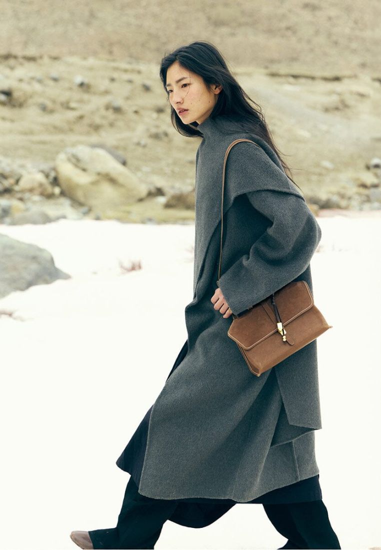 Small Shan Satchel Bag - Sandal