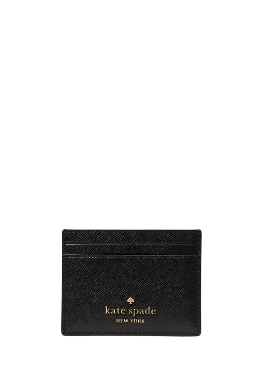 Small Slim Card Holder Black