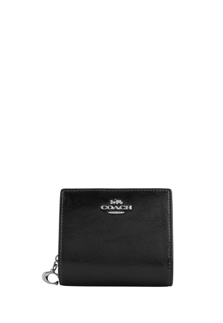 Snap Wallet Silver Black