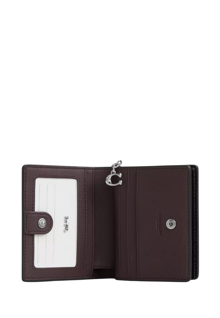 Snap Wallet Silver Black
