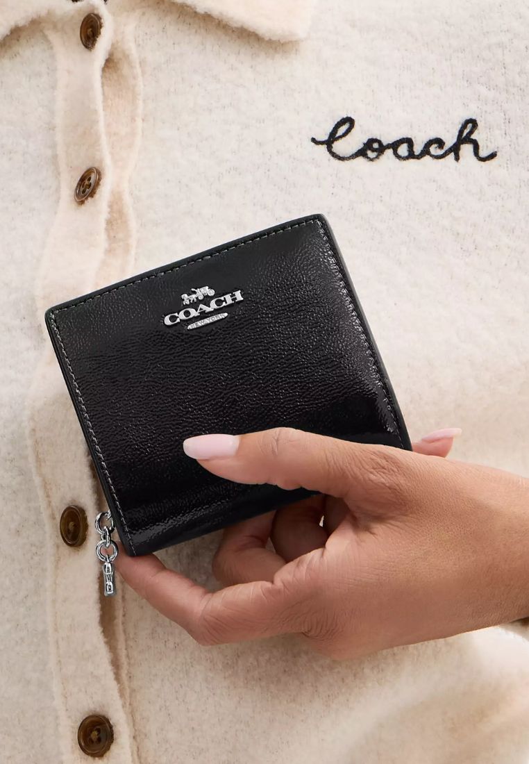 Snap Wallet Silver Black