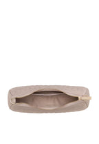 Spade Flower Quilted Fabric Convertible Crossbody Cozy Grey