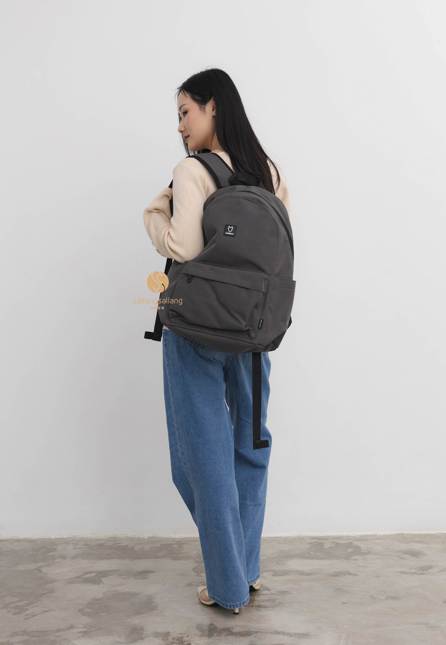 Square Radog Daily Backpack Grey