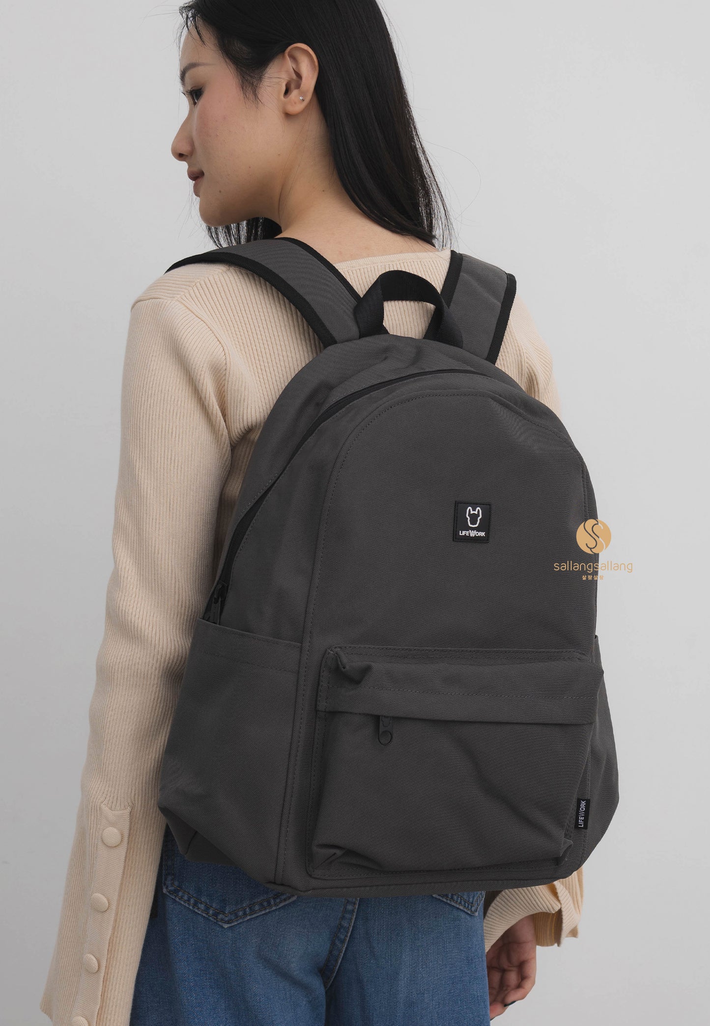 Square Radog Daily Backpack Grey