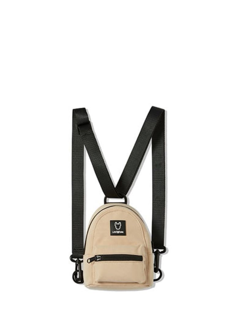 Square Wappen 3WAY Mini Bag Beige