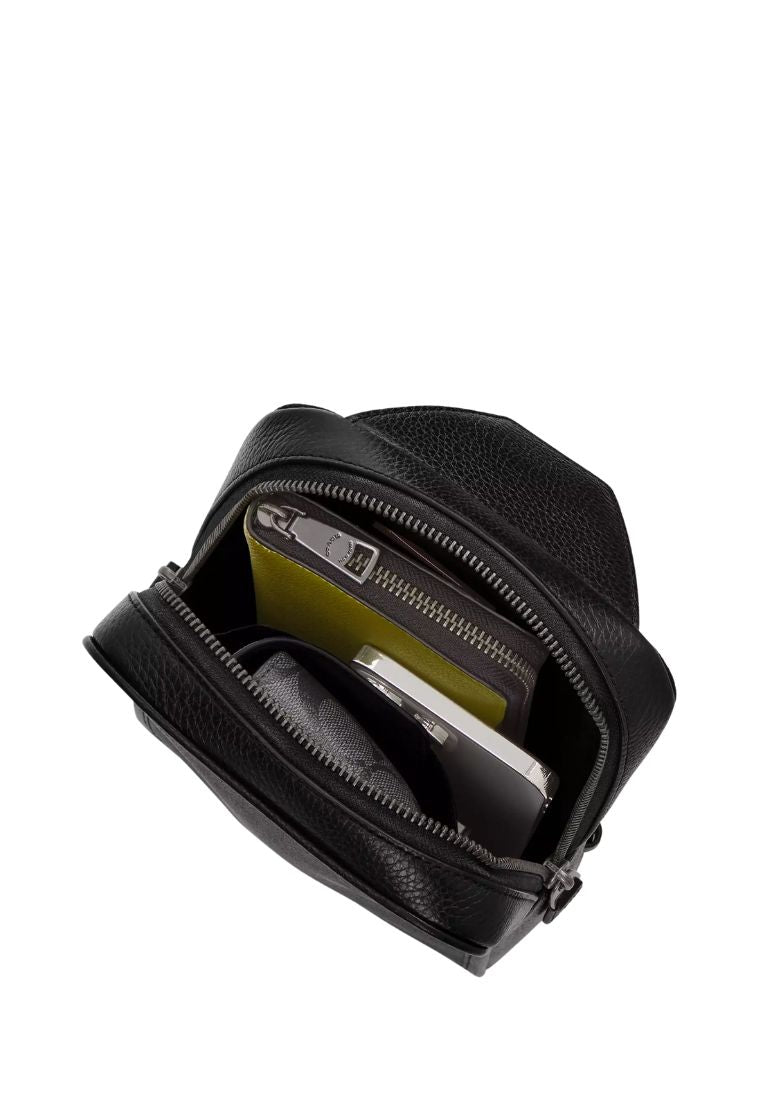 Sullivan Pack In Signature Canvas Gunmetal Charcoal Black