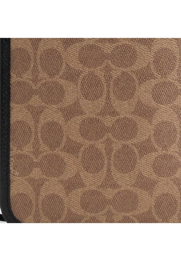 Sullivan Pack In Signature Canvas QB Tan Black