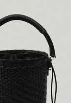 TWIG BASKET TOTE BAG dried black