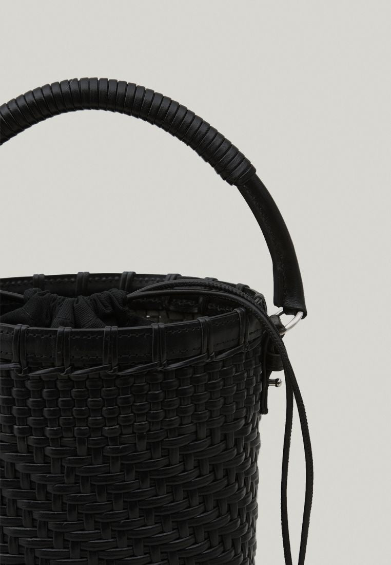 TWIG BASKET TOTE BAG dried black
