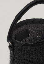 TWIG BASKET TOTE BAG dried black