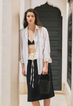 TWIG BASKET TOTE BAG dried black