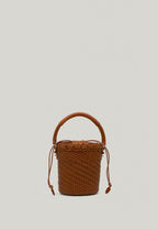 TWIG BASKET TOTE BAG dried tan