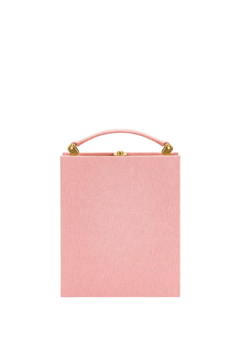 Taya Sushi Pattern Embroidery Book Shape Clutch Bag - Pink