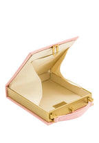 Taya Sushi Pattern Embroidery Book Shape Clutch Bag - Pink