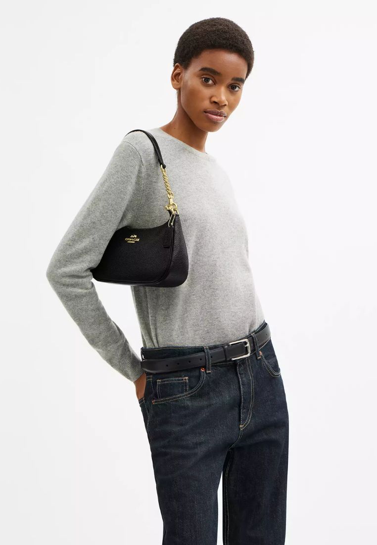 Teri Shoulder Bag Gold Black