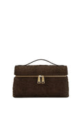 Thea Faux Fur Top Handle Bag - Mocha Brown