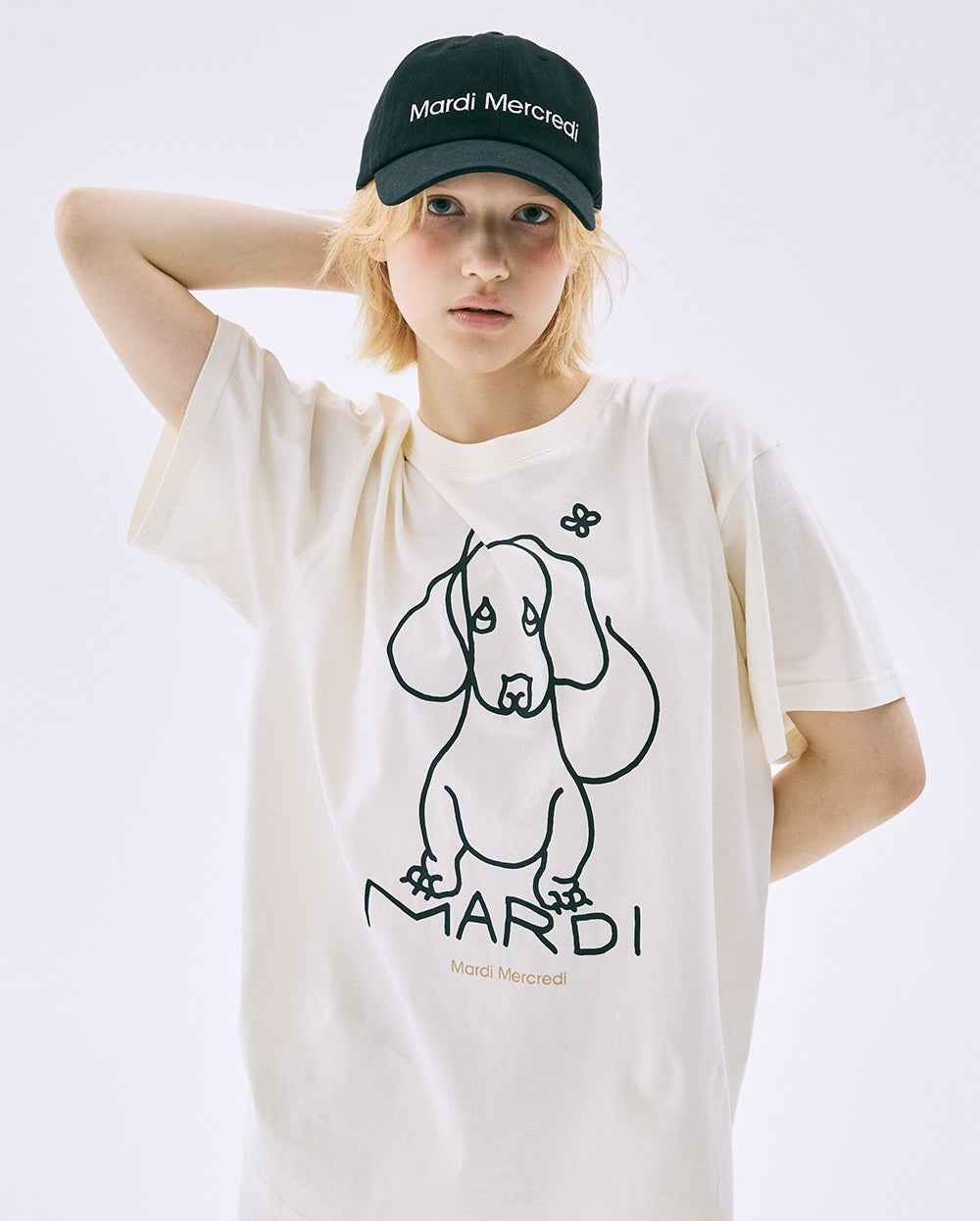 Tshirt DDANJI CH.02 Cream Black