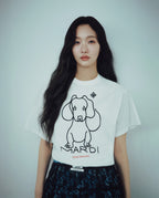 Tshirt DDANJI CH.02 Ivory Black