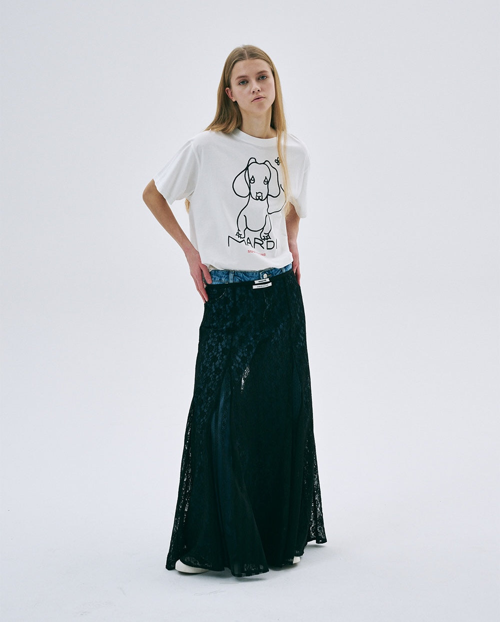 Tshirt DDANJI CH.02 Ivory Black