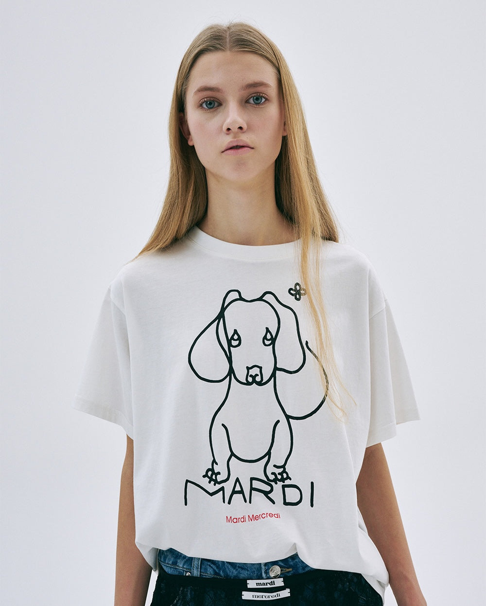 Tshirt DDANJI CH.02 Ivory Black