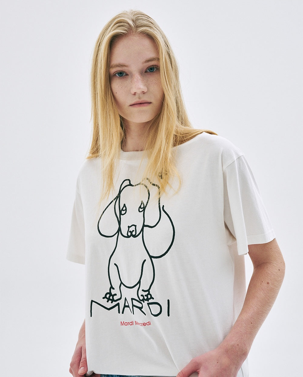 Tshirt DDANJI CH.02 Ivory Black