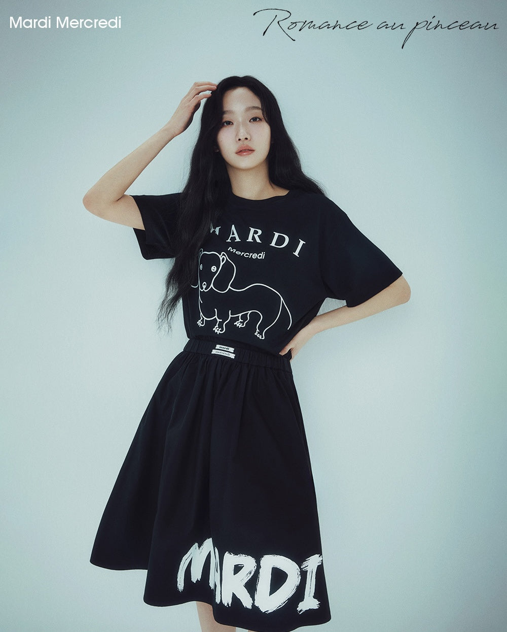 Tshirt DDANJI CH.06 Black White