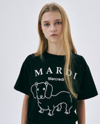 Tshirt DDANJI CH.06 Black White