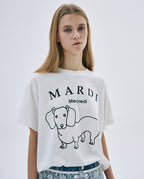 Tshirt DDANJI CH.06 Ivory Black