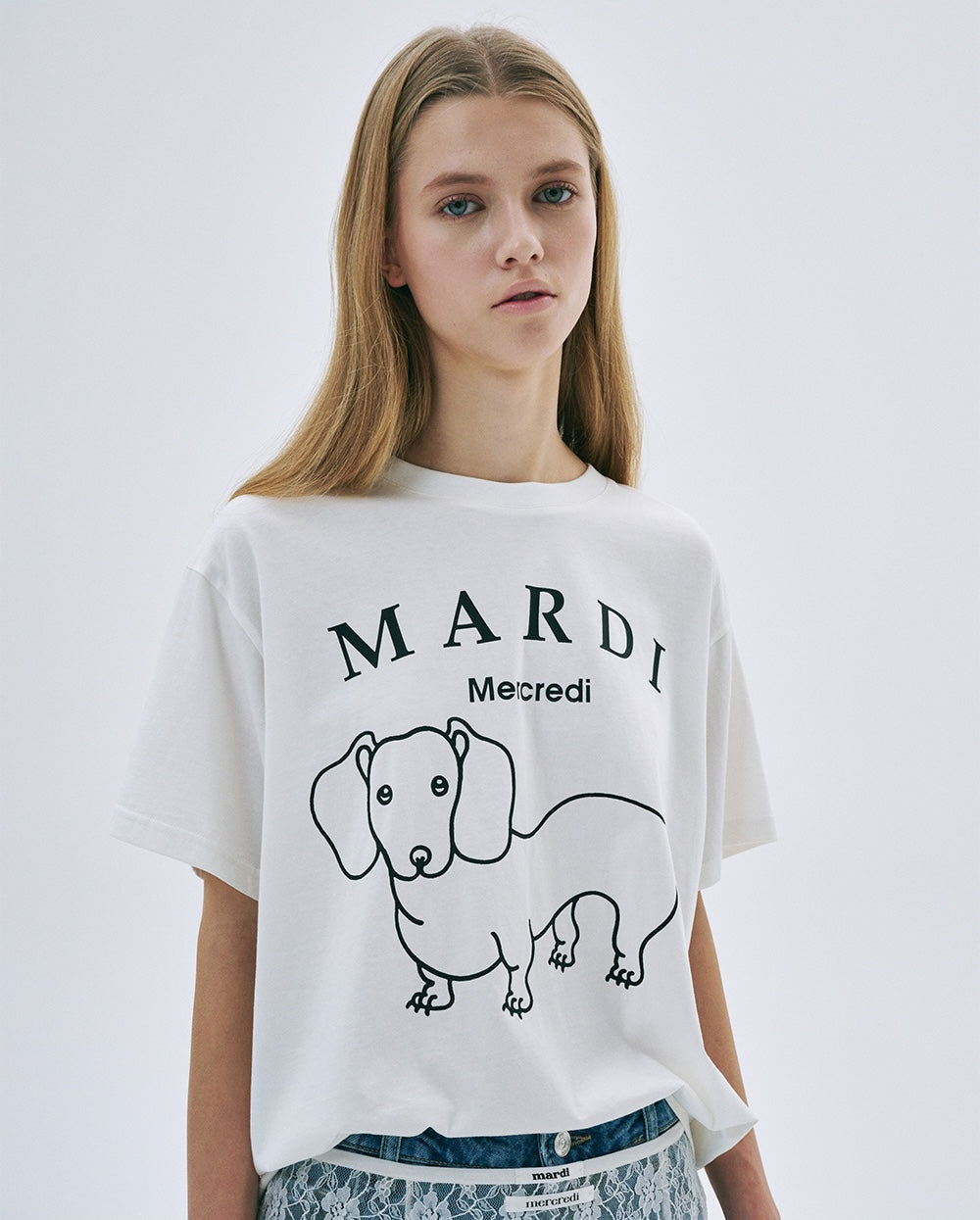 Tshirt DDANJI CH.06 Ivory Black