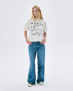 Tshirt DDANJI CH.06 Ivory Black