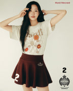 Tshirt FLOWERMARDI BLOSSOM Oatmeal Taupe