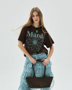 Tshirt FLOWERMARDI Brown Mint