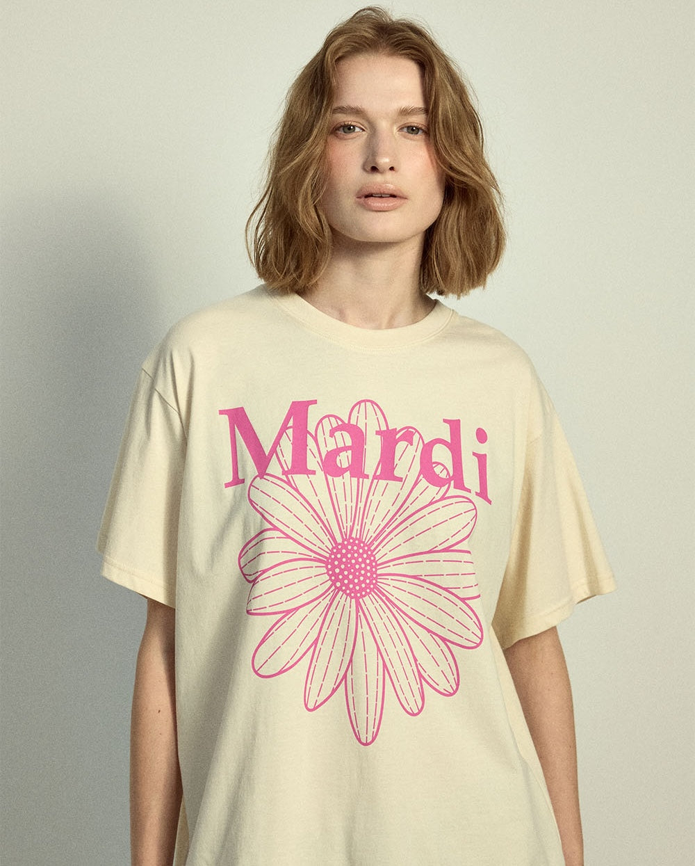 Tshirt FLOWERMARDI Butter Deep Pink