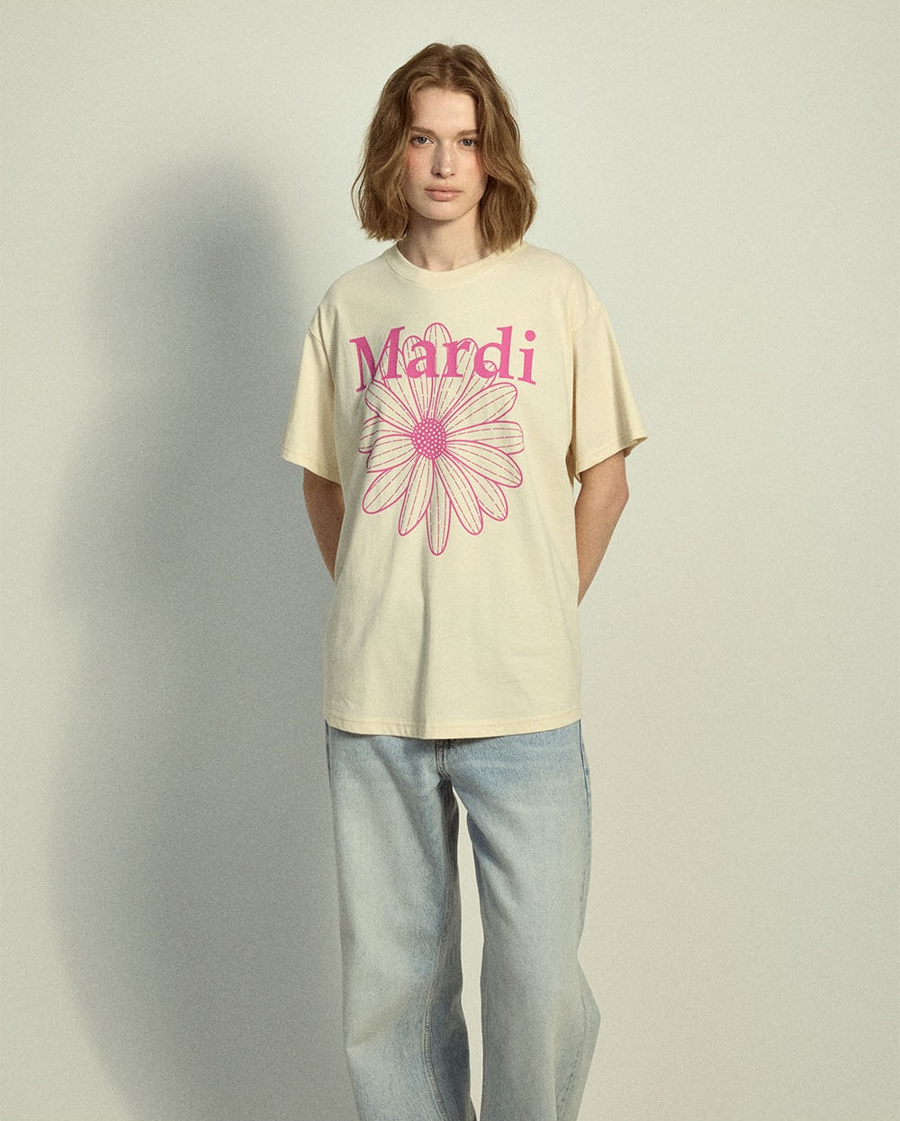 Tshirt FLOWERMARDI Butter Deep Pink